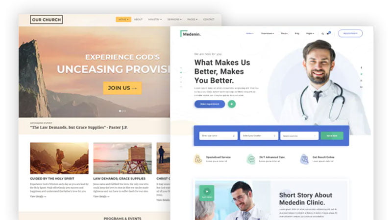 Example of user interface designs.